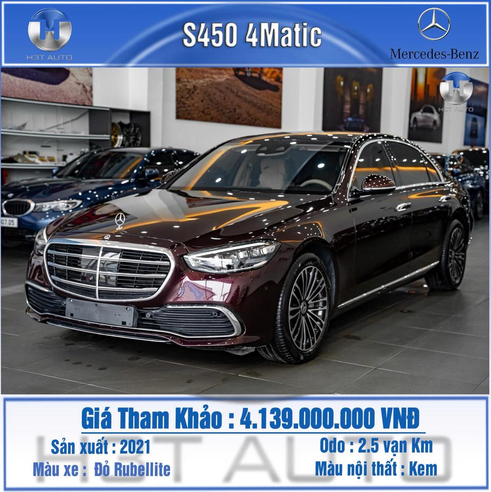 S450 2021 Ruby Kem 25,000 km-duoc-ban-tai-H3T Auto