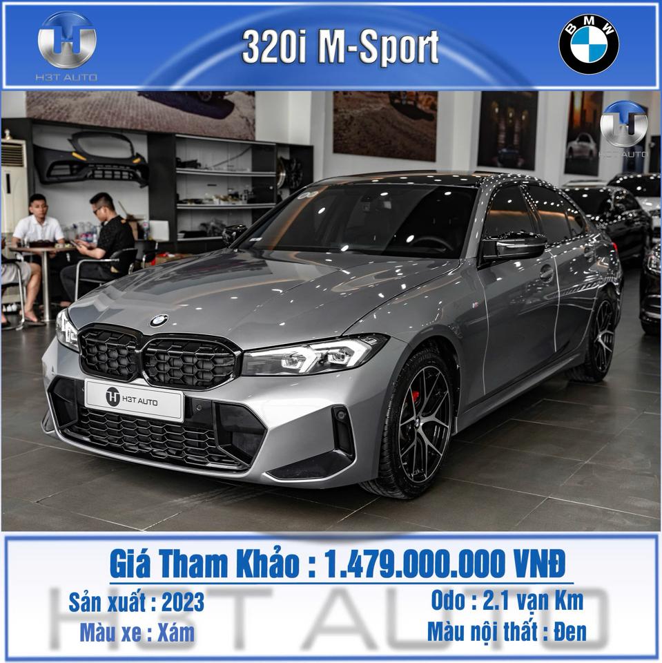 BMW 320i 2023 Msport Xám Đen 21,000 km-duoc-ban-tai-H3T Auto