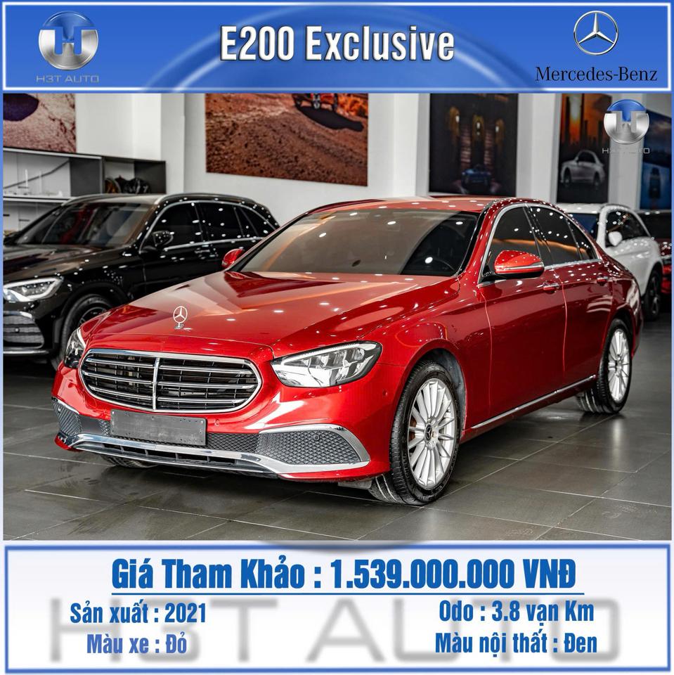E200 2021 Đỏ Đen 38,000 km-duoc-ban-tai-H3T Auto