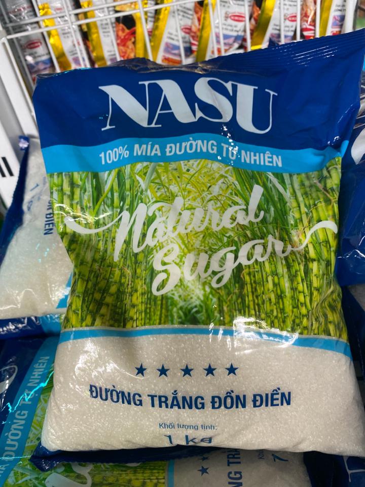 NASU đường trắng Đồn điền 1Kg-duoc-ban-tai-Cửa Hàng Tạp Hoá Vui Đường