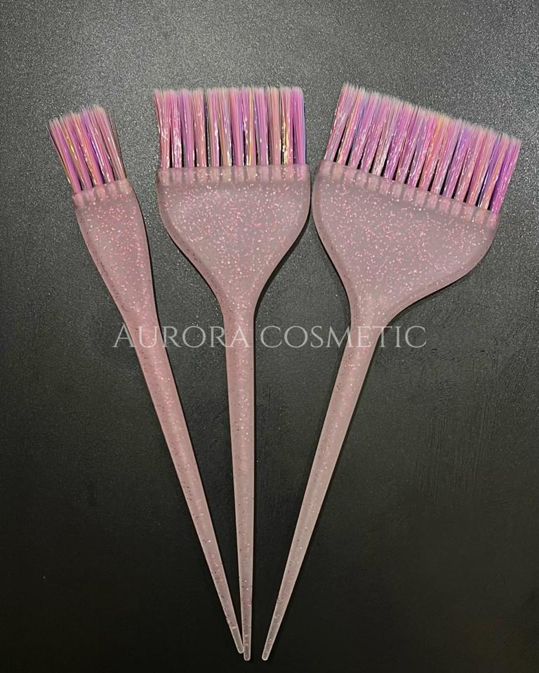 Set chổi/ cọ nhuộm màu galaxy hồng-duoc-ban-tai-AURORA COSMETIC