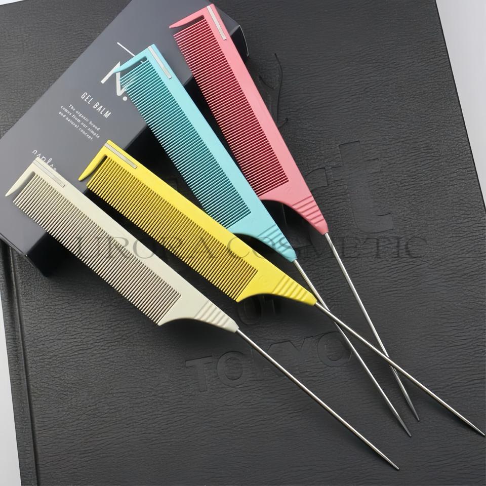 Lược đuôi nhọn inox -duoc-ban-tai-AURORA COSMETIC