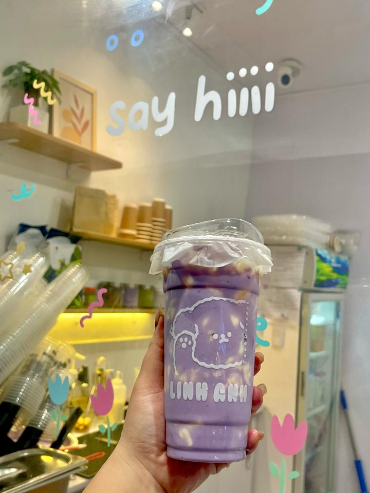 Trà Sữa Khoai Môn Tươi-duoc-ban-tai-Linh Anh Food&Dessert