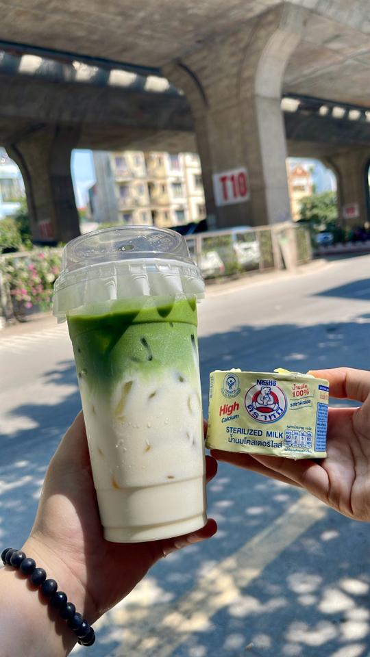 Matcha sữa gấu-duoc-ban-tai-Linh Anh Food&Dessert