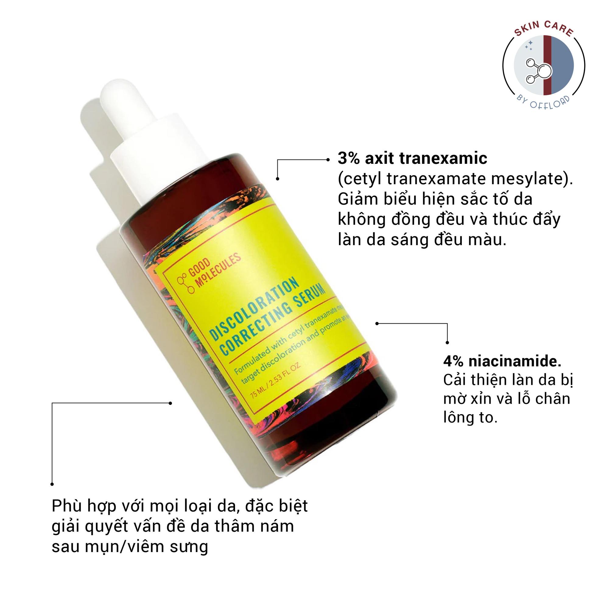 Serum cân bằng tông màu da Good Molecules | Discoloration Correcting Serum cải thiện làn da bị tăng sắc tố-duoc-ban-tai-Offload Spa