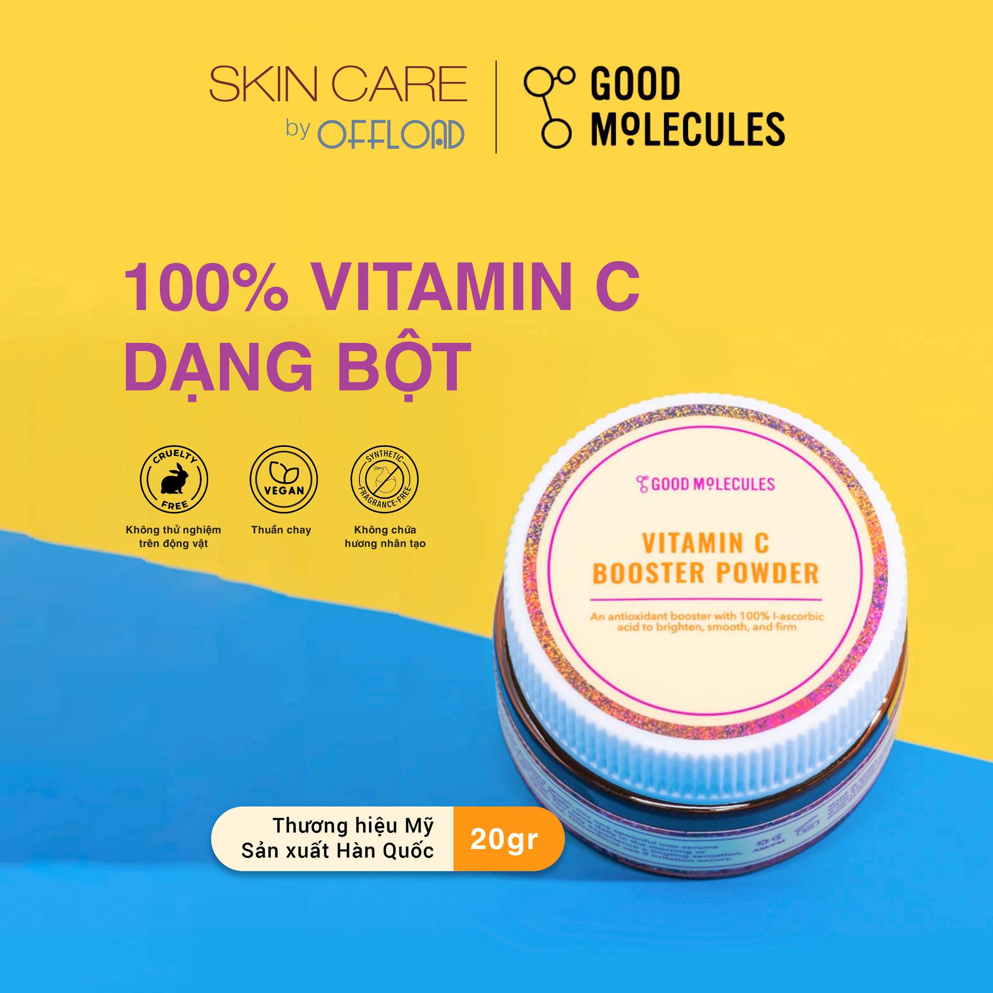 Vitamin C dạng bột làm sáng da Good Molecules | Vitamin C Booster Powder-duoc-ban-tai-Offload Spa