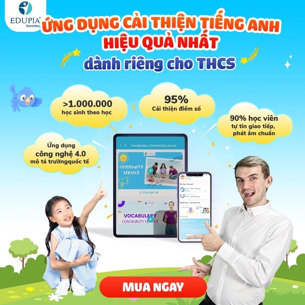Edupia THCS - ứng dụng học Tiếng Anh Edupia chuẩn Quốc tế-duoc-ban-tai-Nhà sách Hạnh Phúc