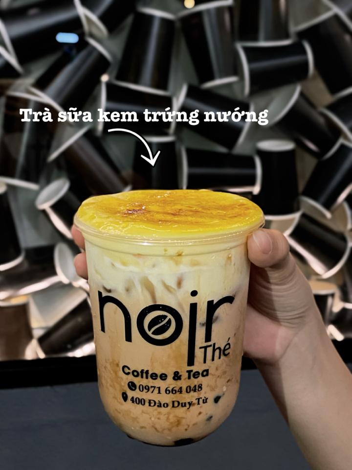 Trà sữa kem trứng nướng-duoc-ban-tai-Noir Thé cafe