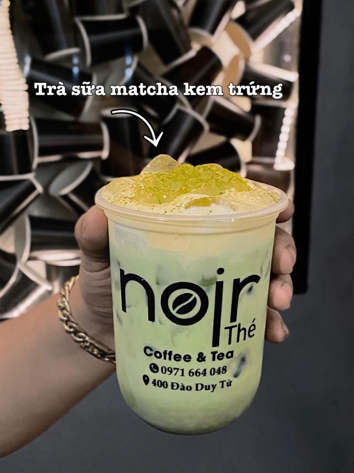 Trà sữa matcha kem trứng-duoc-ban-tai-Noir Thé cafe