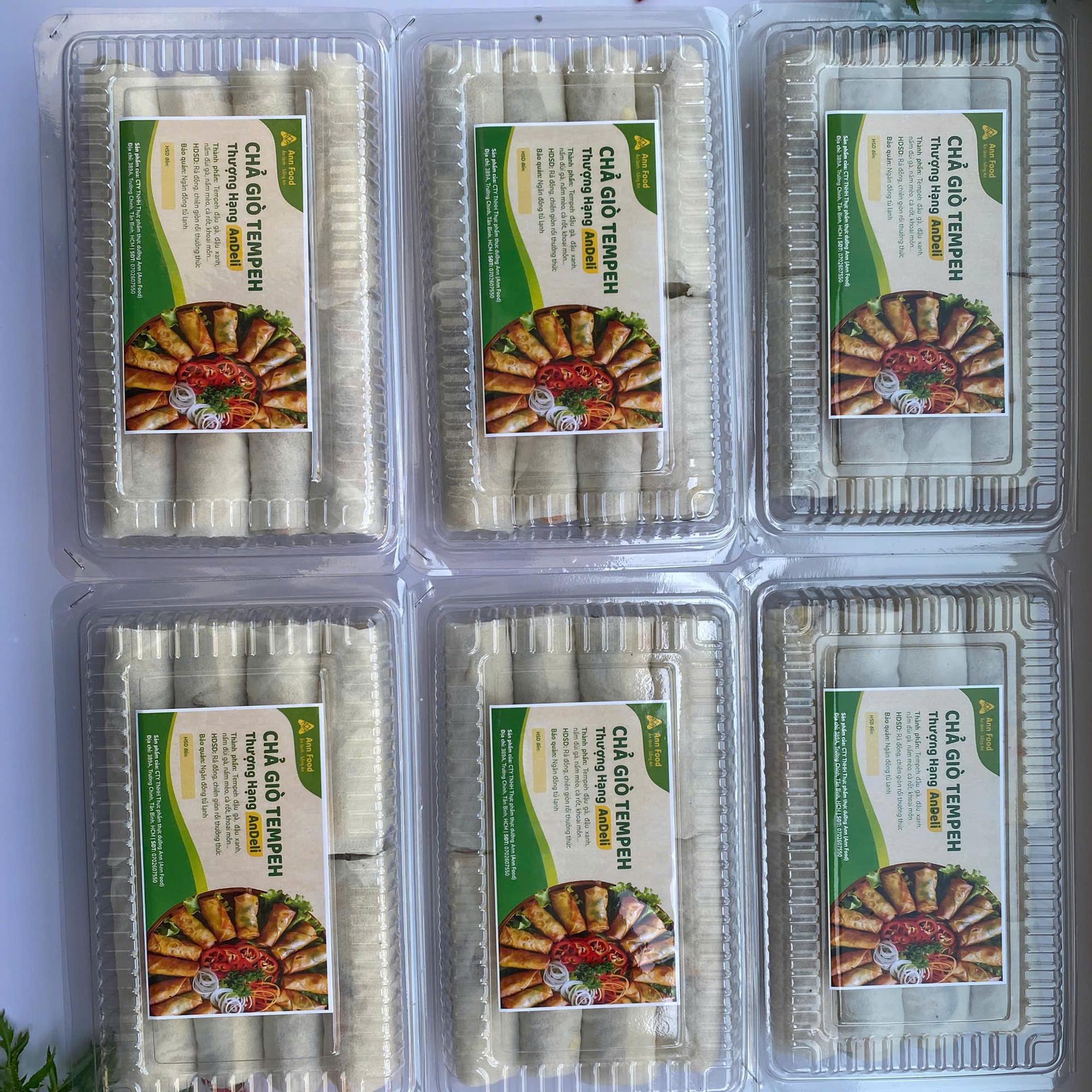 Chả giò (chả nem) Tempeh Andeli-duoc-ban-tai-THỰC PHẨM CHAY QUẢNG CHÂN ĐÔNG LẠNH - KHÔ