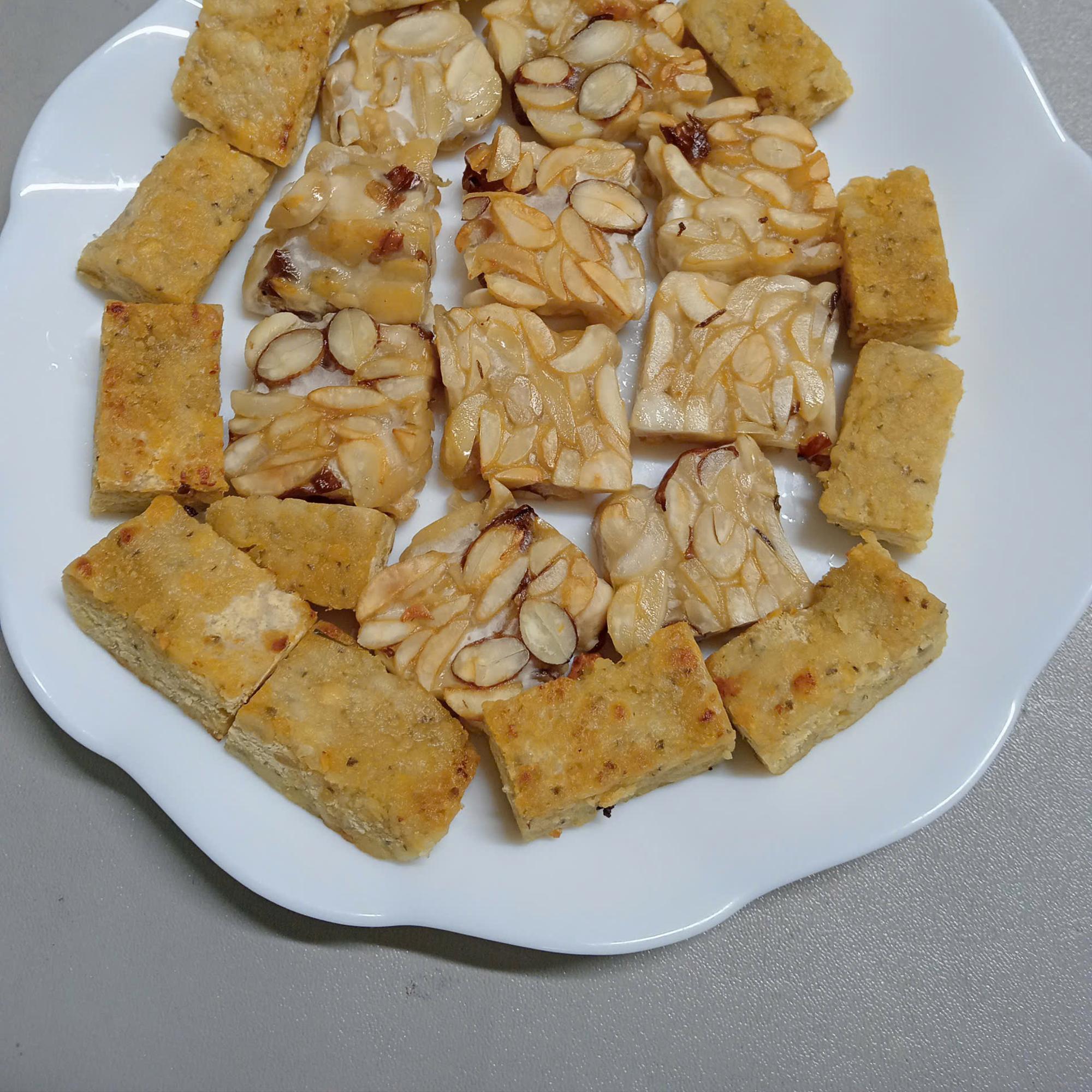 Tempeh hạnh nhân 100%-duoc-ban-tai-THỰC PHẨM CHAY QUẢNG CHÂN ĐÔNG LẠNH - KHÔ