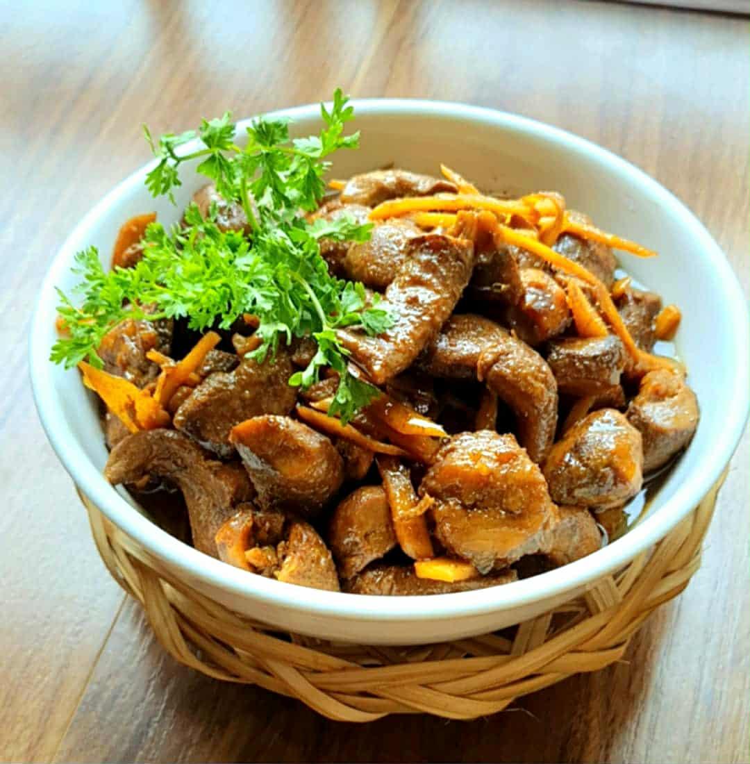 Chân nấm đông cô kho gừng 500gr-duoc-ban-tai-Tempeh hàng đông lạnh - Để ngăn đông 24/24