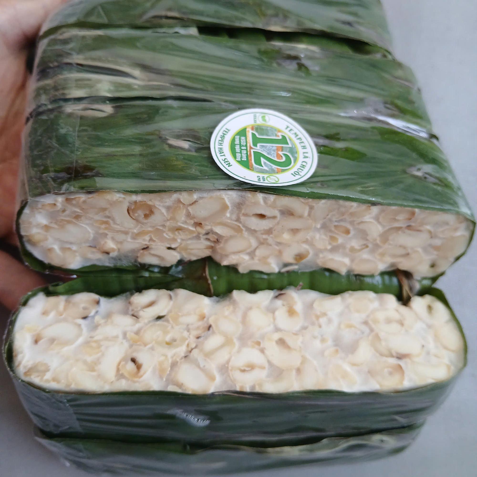 TEMPEH HẠT SEN 100% (số 12)-duoc-ban-tai-THỰC PHẨM CHAY QUẢNG CHÂN ĐÔNG LẠNH - KHÔ
