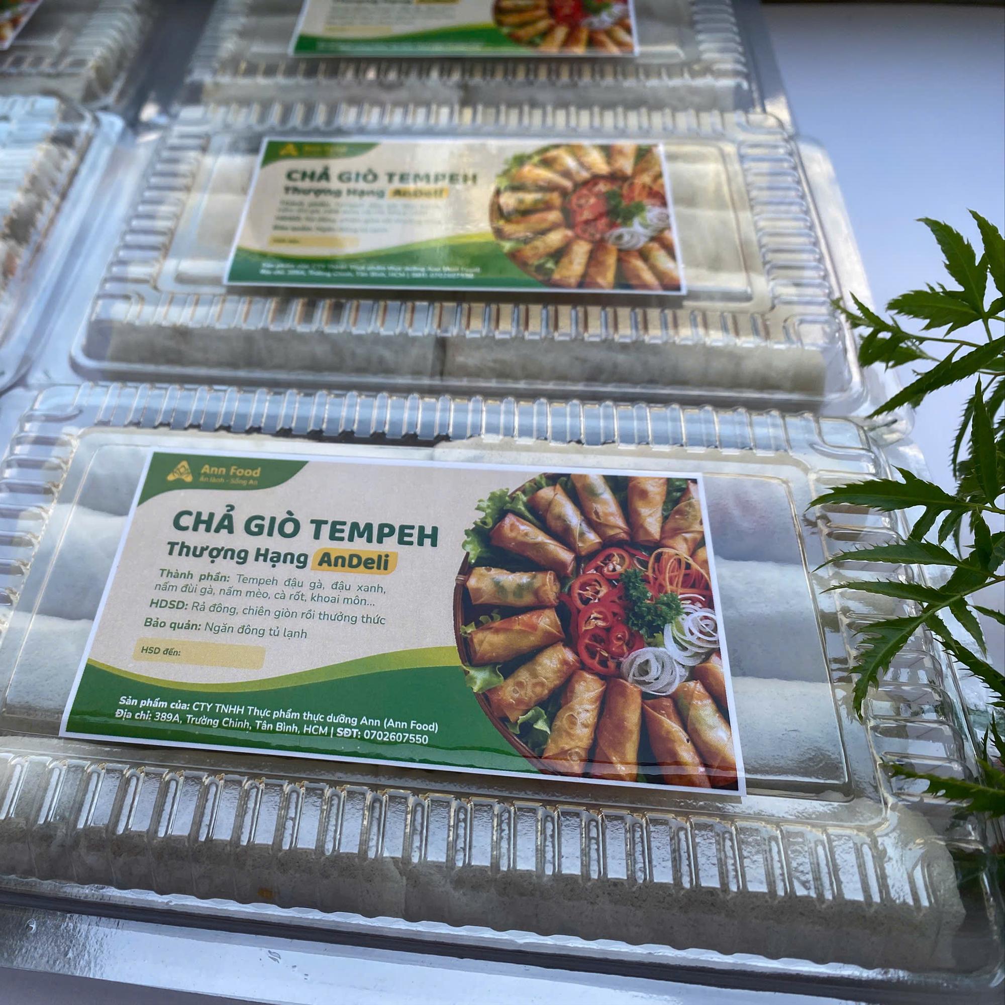 Chả giò (chả nem) Tempeh Andeli-duoc-ban-tai-THỰC PHẨM CHAY QUẢNG CHÂN ĐÔNG LẠNH - KHÔ