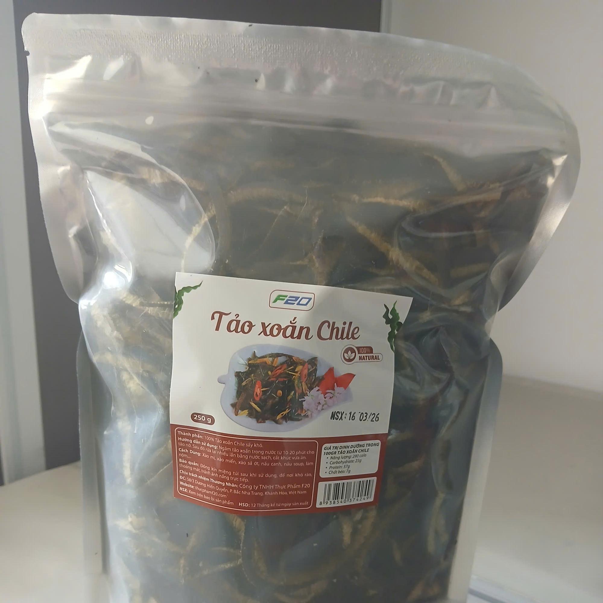 Tảo xoắn Chile-duoc-ban-tai-THỰC PHẨM CHAY QUẢNG CHÂN ĐÔNG LẠNH - KHÔ