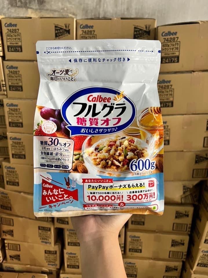 Ngũ cốc calbee trắng ít đường 600g/650g-duoc-ban-tai-Mỹ phẩm Linh Meo