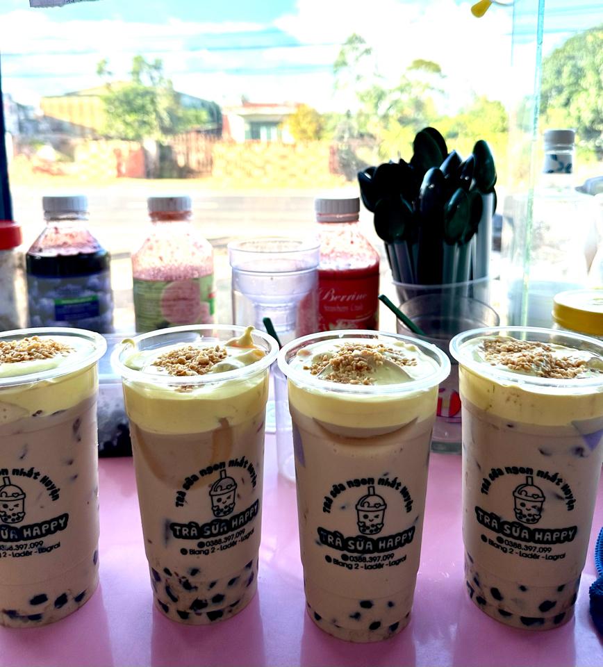 Trà sữa kem trứng - M-duoc-ban-tai-Trà sữa Happy