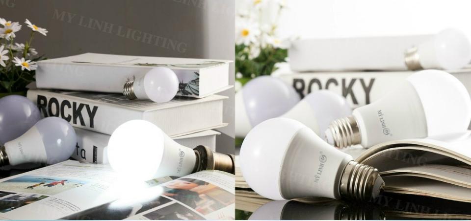 Bóng nấm 9w trắng,vàng-duoc-ban-tai-Kim Anh Electric