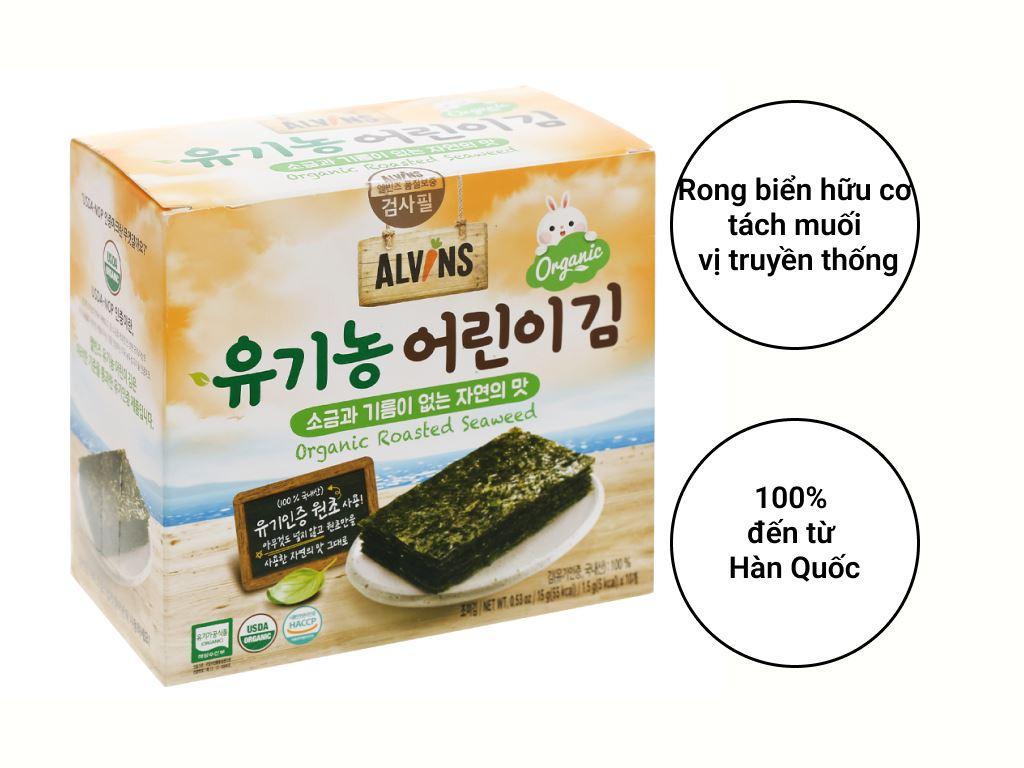 Rong biển hữu cơ tách muối cho bé Alvins 15g-duoc-ban-tai-Shop thực phẩm hữu cơ - ShiMi