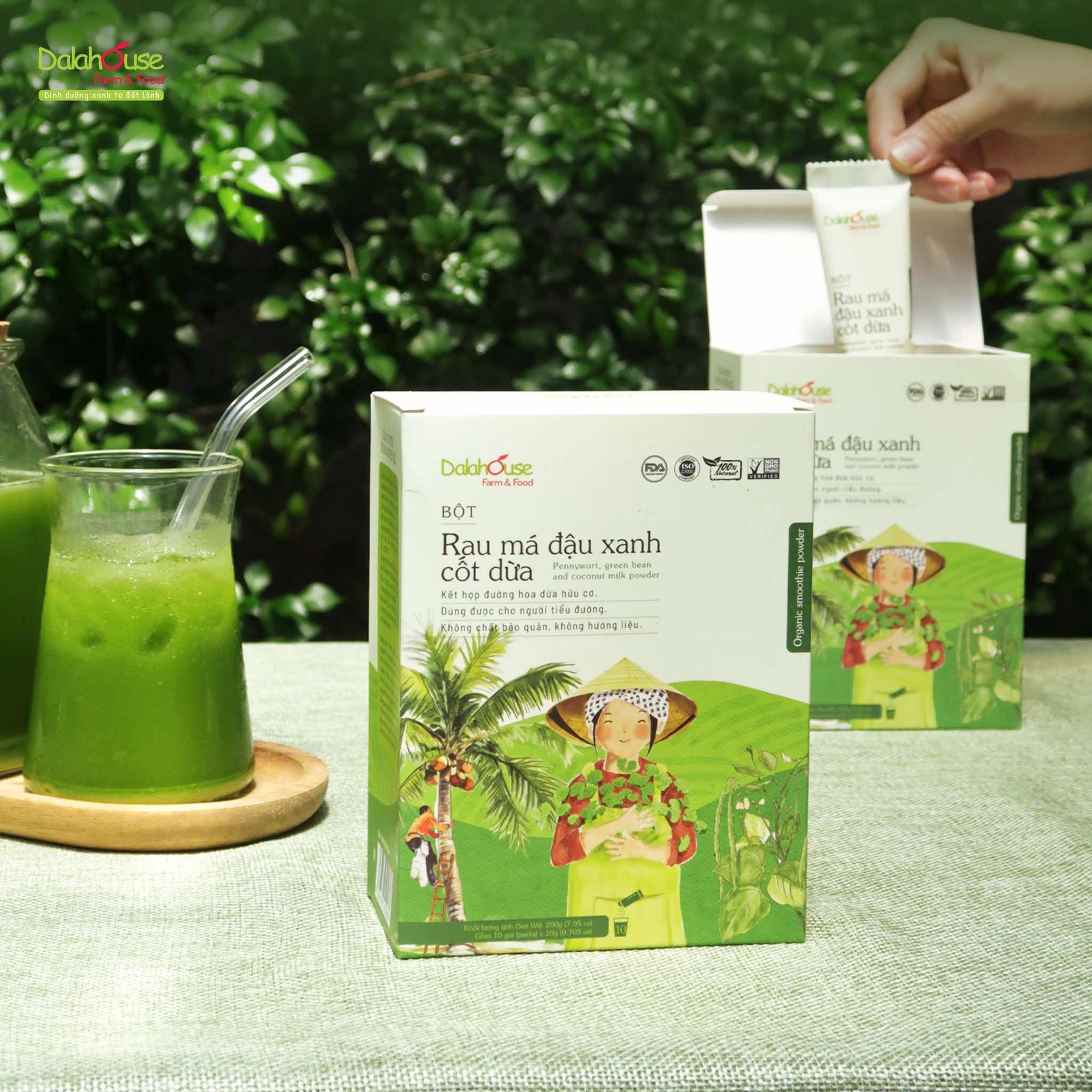 Bột đậu xanh rau má cốt dừa Dalahouse-duoc-ban-tai-Shop Dung Bùi