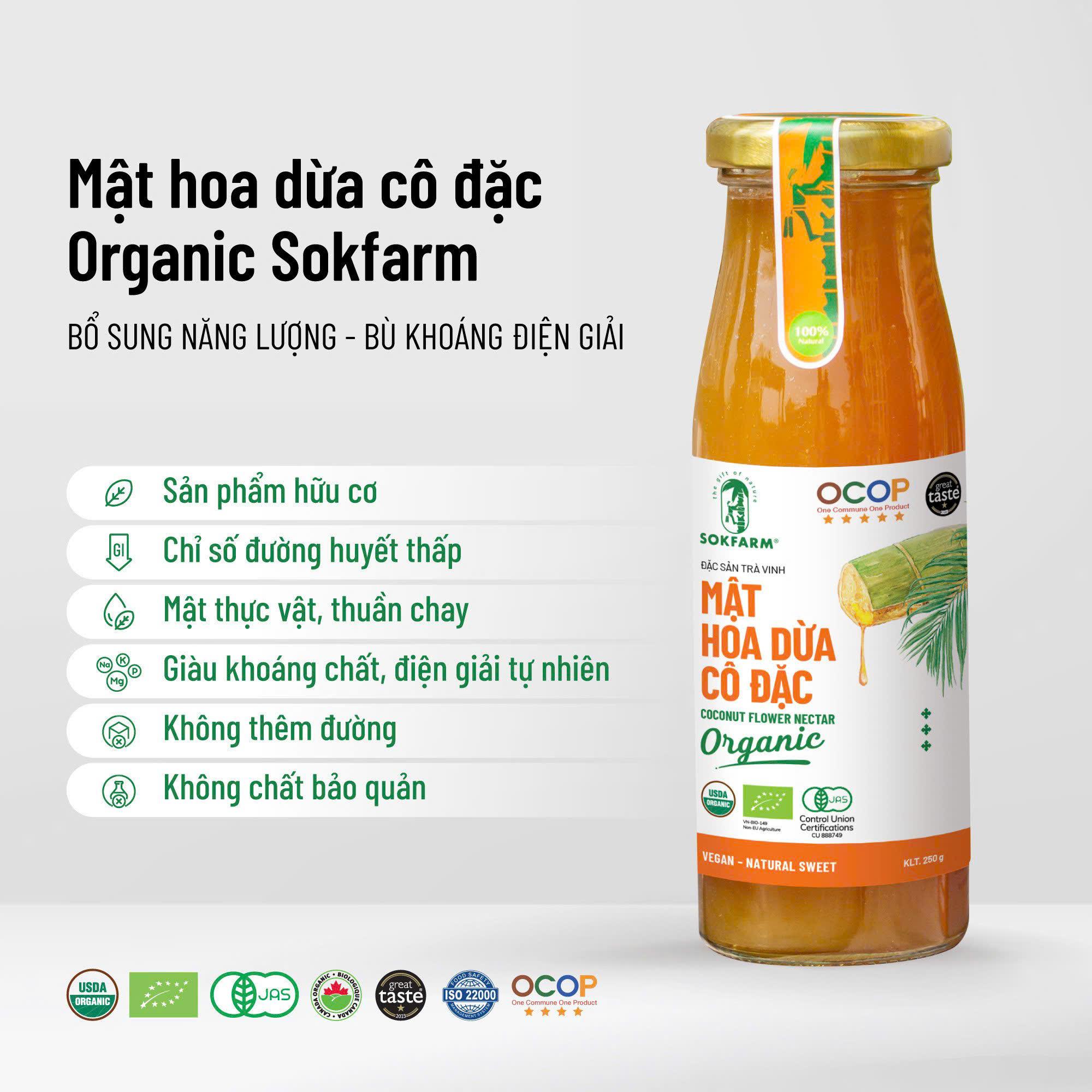 Mật hoa dừa cô đặc SokFarm 250g-duoc-ban-tai-Shop Dung Bùi