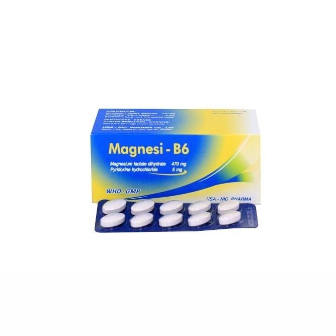 Magnesium B6 Thuốc Nic (H/50v)-duoc-ban-tai-Quang Chợ Sỉ