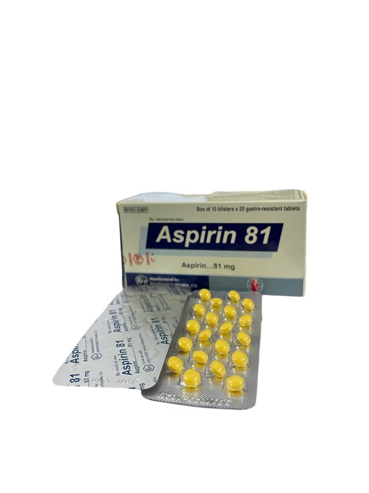 Aspirin 81 Khánh Hoà (H/200v)-duoc-ban-tai-Quang Chợ Sỉ