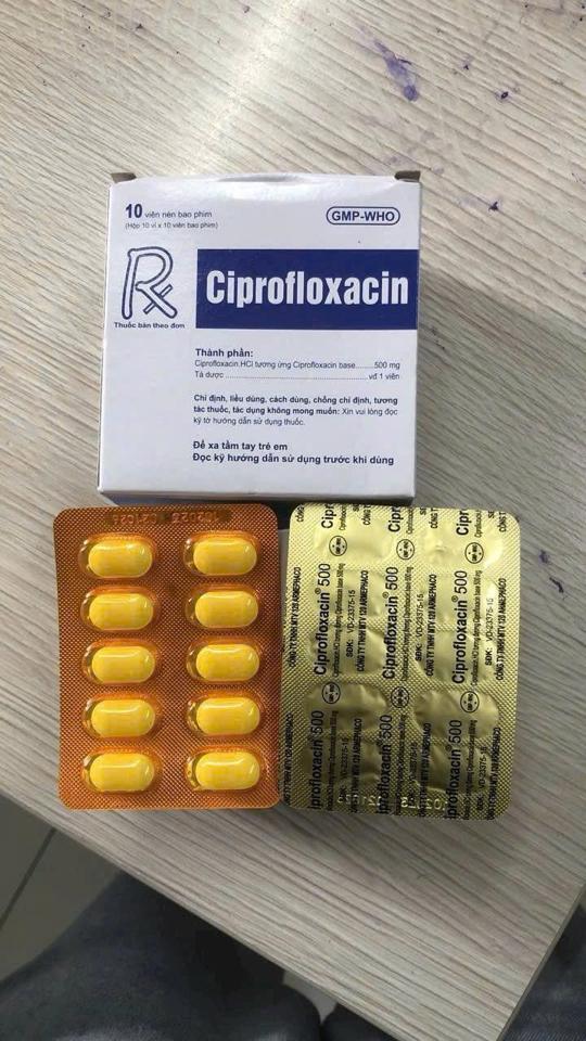 Ciprofloxacin 500mg Amepharco-duoc-ban-tai-Quang Chợ Sỉ