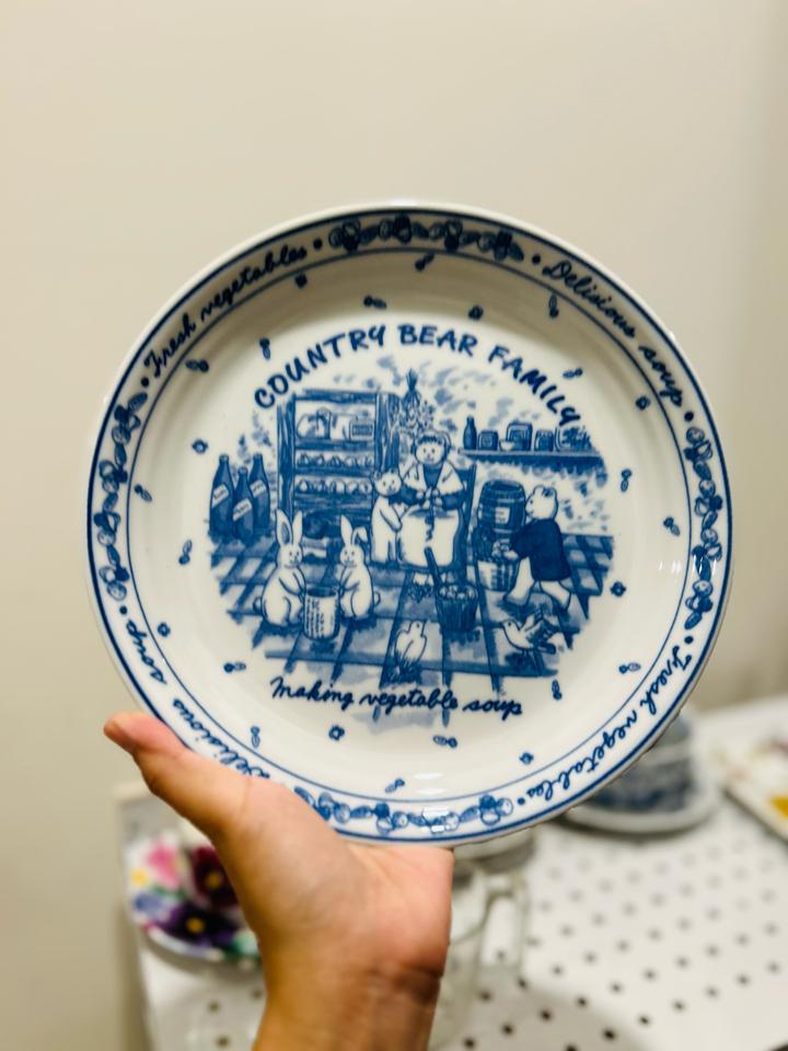 Đĩa gấu-duoc-ban-tai-Nhà Bơ - Gốm sứ & decor