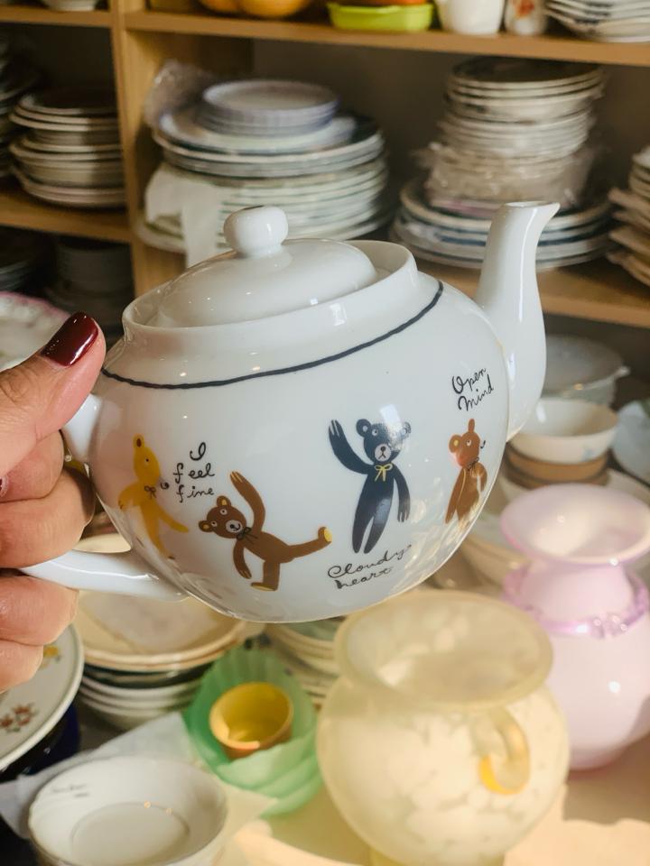 Bộ trà gấu-duoc-ban-tai-Nhà Bơ - Gốm sứ & decor