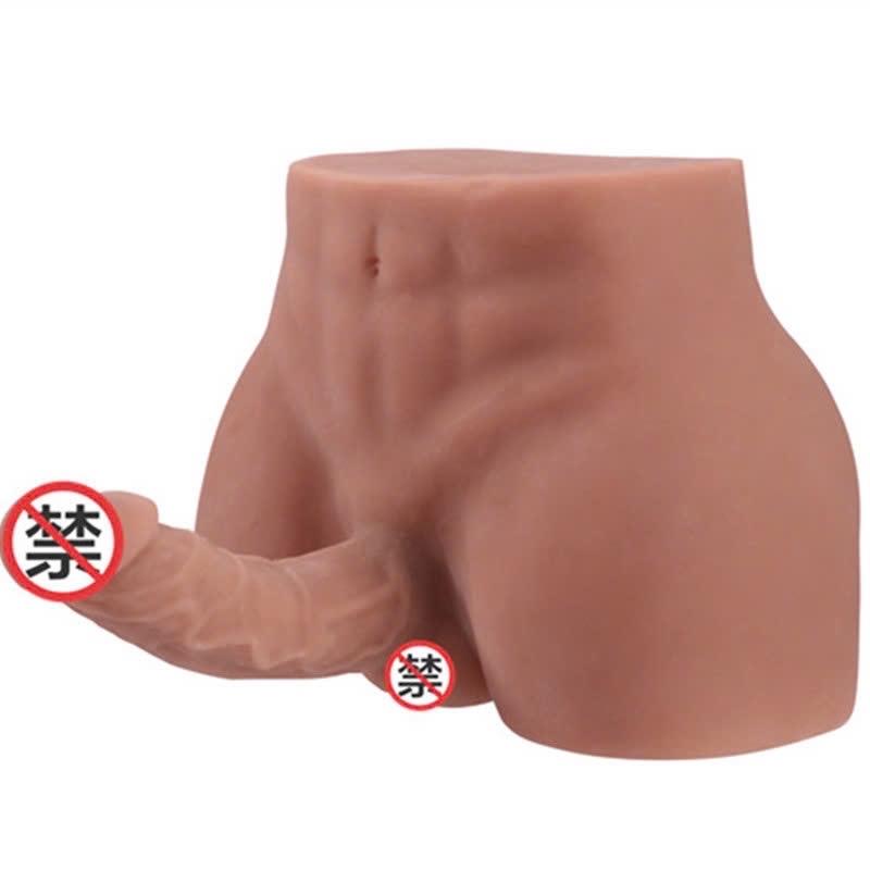 Sex Doll For Gay - Silicon nguyên khối thủ dâm có dương vật 16cm màu nâu -duoc-ban-tai-Thetoysvn