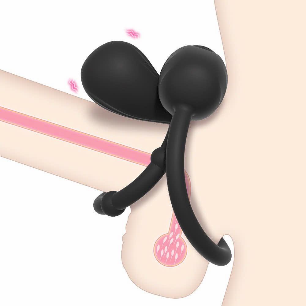 vòng đeo dương vật kép có rung đa tần sạc tích điện -duoc-ban-tai-Thetoysvn