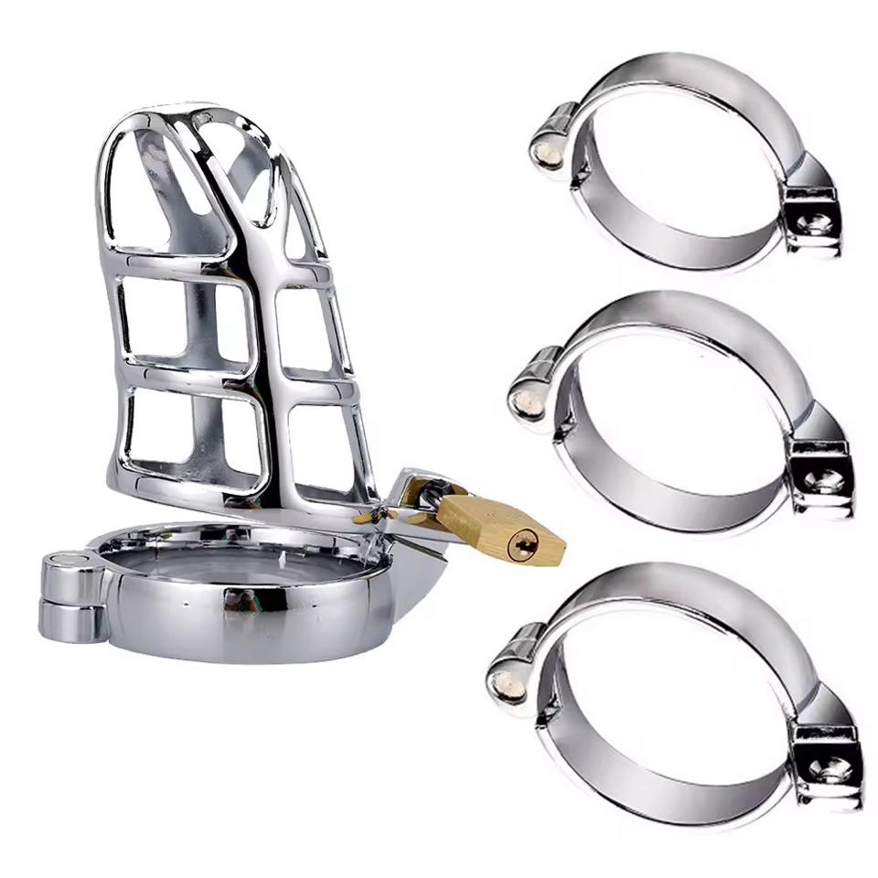 Khóa dương vật bằng inox chống gỉ sét một bộ gồm 3 vòng size -duoc-ban-tai-Thetoysvn