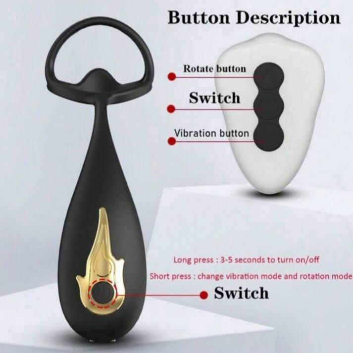 Máy Massager rung ngoáy tròn 360 độ điều khiển từ xa cực sướng-duoc-ban-tai-Thetoysvn