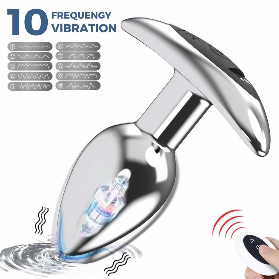 Nút hậu môn mỏ neo inox rung kích thích điều khiển từ xa-duoc-ban-tai-Thetoysvn