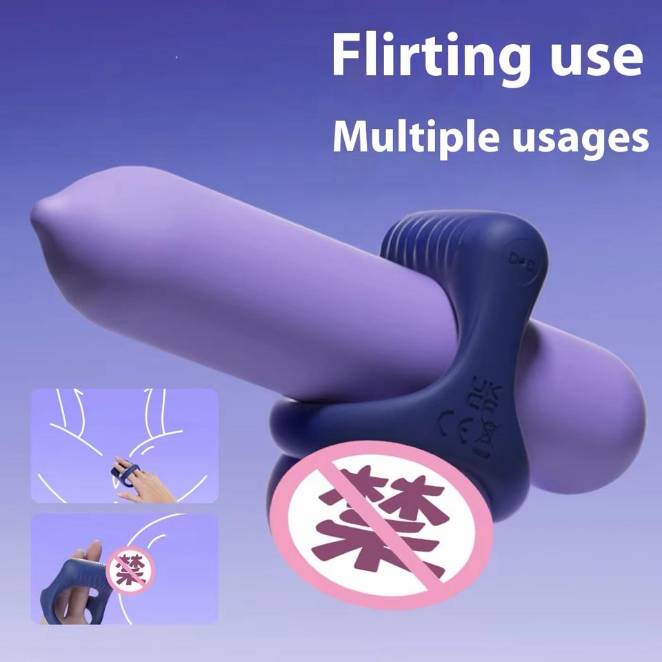 Vòng đeo dương vật có rung sạc tích điện điều khiển từ xa cực phê-duoc-ban-tai-Thetoysvn