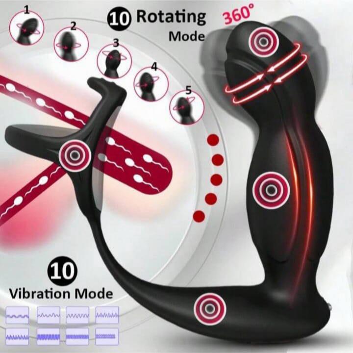 Máy Massager rung ngoáy tròn 360 độ điều khiển từ xa cực sướng-duoc-ban-tai-Thetoysvn