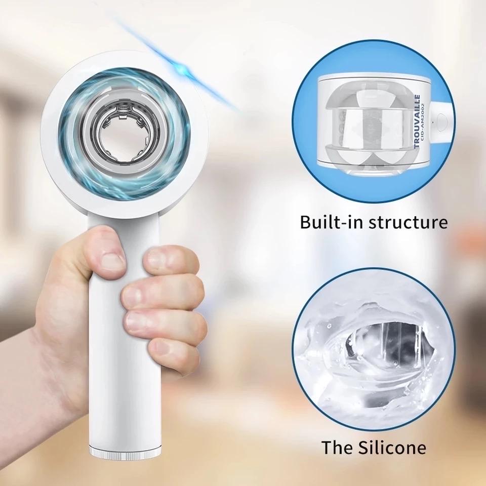 Máy thủ dâm tự động rung thụt, xoáy Trouvaille CID-AM2002 có đế gắn tường siêu xịn-duoc-ban-tai-Thetoysvn
