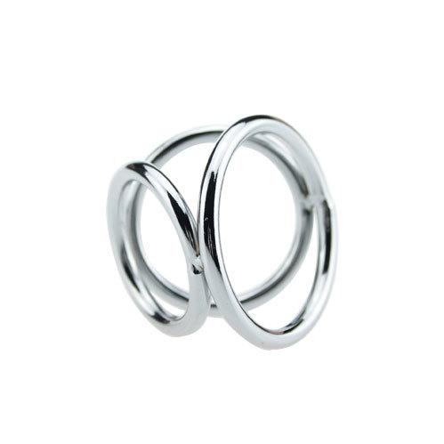 Cockring inox ba vòng giúp dương vật gân guốc, kéo dài quan hệ-duoc-ban-tai-Thetoysvn