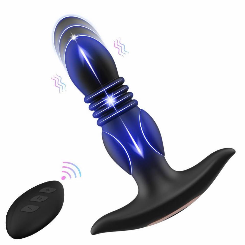 Aisha Milos 0388 Dụng cụ massager hậu môn rung thụt điều khiển từ xa -duoc-ban-tai-Thetoysvn