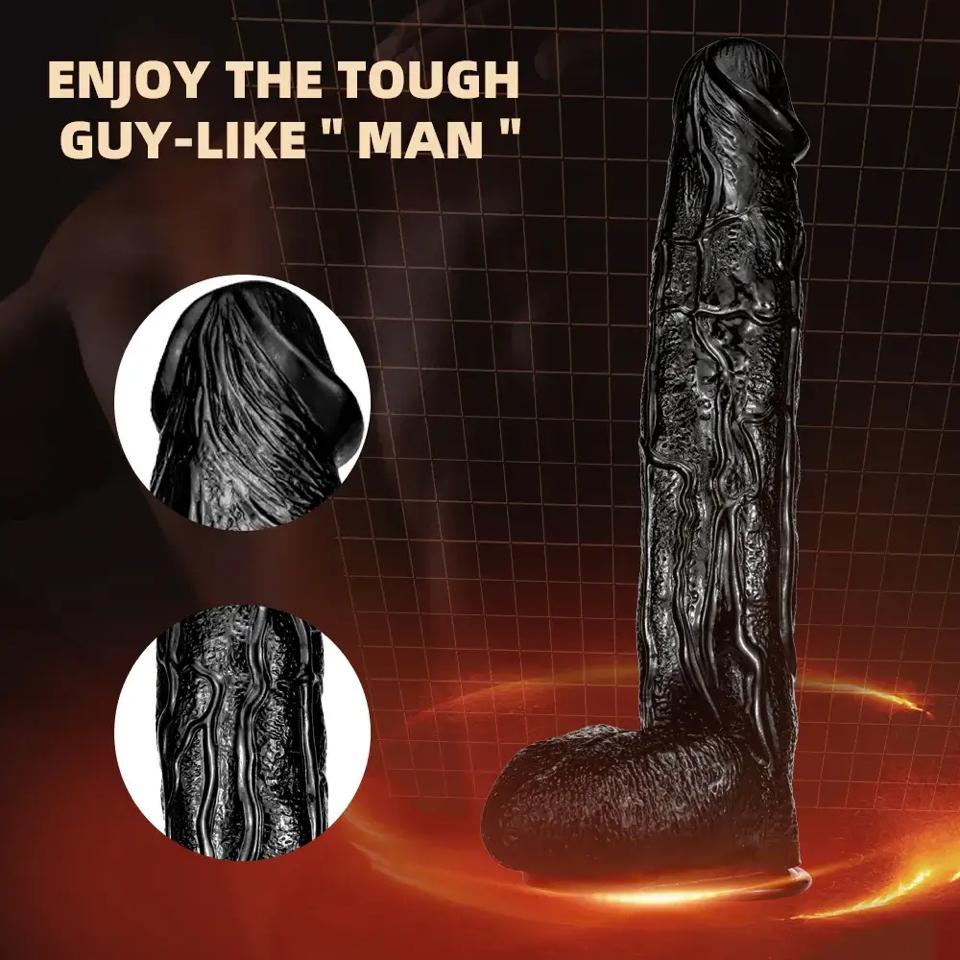 Dương vật giả siêu khủng 42cm x 7,5cm màu đen -duoc-ban-tai-Thetoysvn