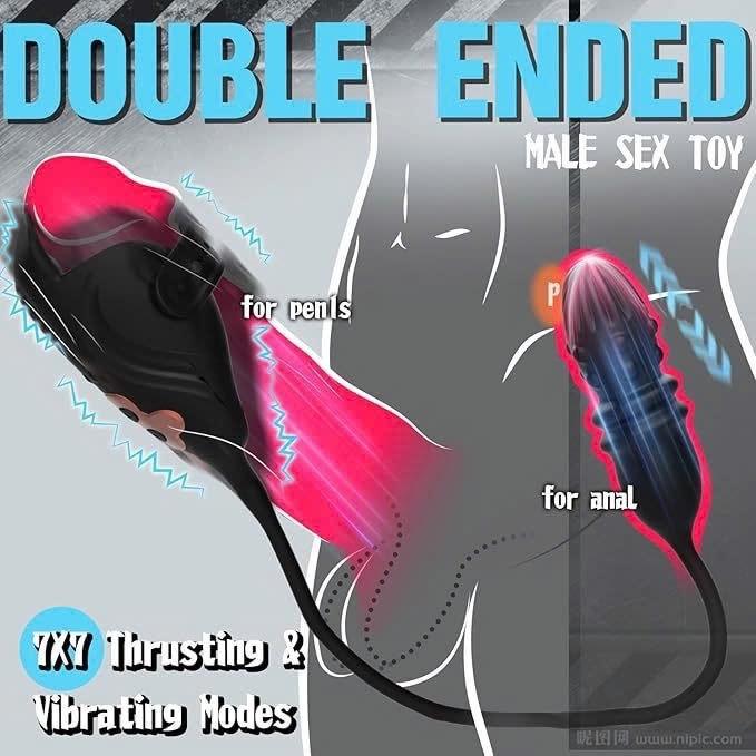 Massager hậu môn & dương vật cực chill 2in1 -duoc-ban-tai-Thetoysvn