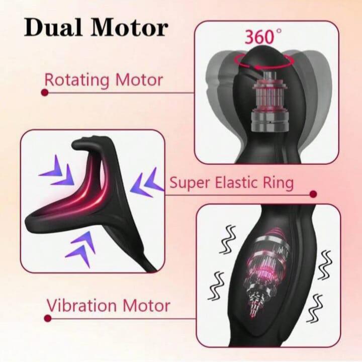 Máy Massager rung ngoáy tròn 360 độ điều khiển từ xa cực sướng-duoc-ban-tai-Thetoysvn