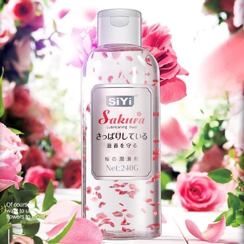 Gel bôi trơn Sakura Siyi 240ml - Hương hoa anh đào, độ trơn cao-duoc-ban-tai-Thetoysvn