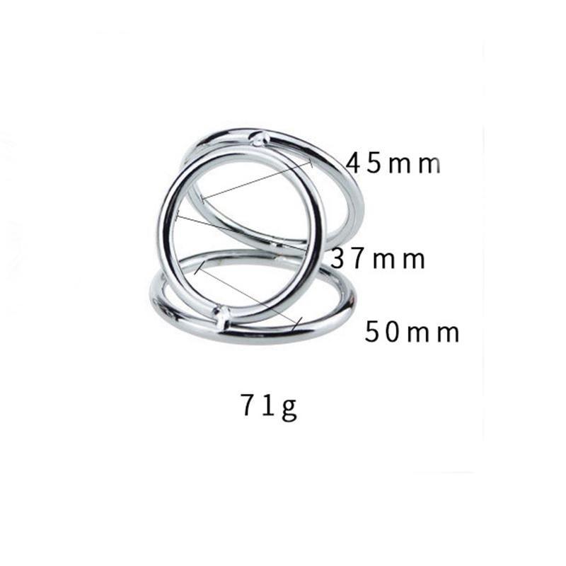 Cockring inox ba vòng giúp dương vật gân guốc, kéo dài quan hệ-duoc-ban-tai-Thetoysvn