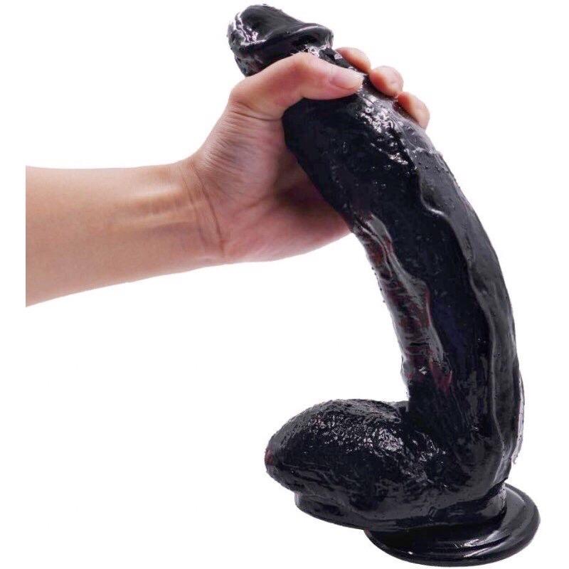 Dương vật giả siêu toa khổng lồ 32cm màu đen-duoc-ban-tai-Thetoysvn