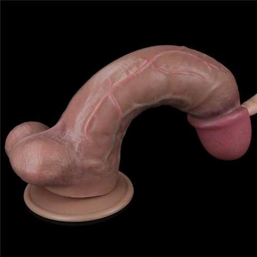 10.5'' Dual Layered Platinum Silicone Cock 10.5-duoc-ban-tai-Thetoysvn