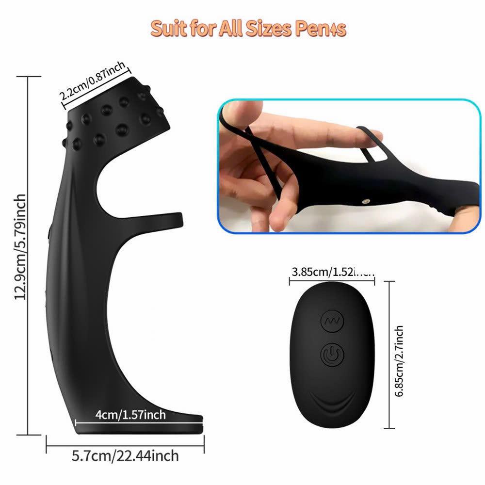 Vòng đeo dương vật có rung điều khiển remote-duoc-ban-tai-Thetoysvn