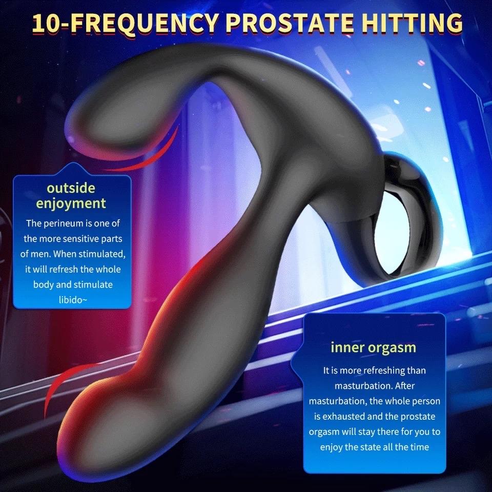 Anal plug Finger Wiggle Stimulator rung đa tần kích thích hậu môn -duoc-ban-tai-Thetoysvn