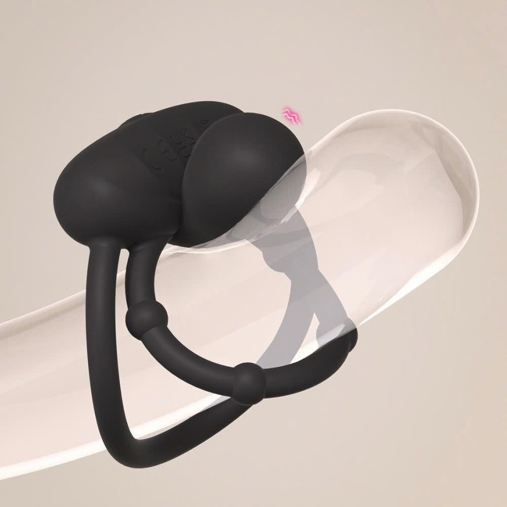 vòng đeo dương vật kép có rung đa tần sạc tích điện -duoc-ban-tai-Thetoysvn
